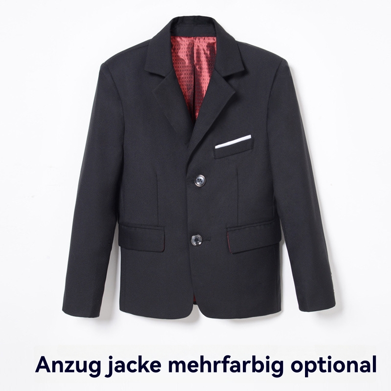 Anzüge & Sakkos |  Herren Anzug Slim Fit (4-Tlg.Set): Sakko, Hose, Weste, Krawatte Und Einstecktuch