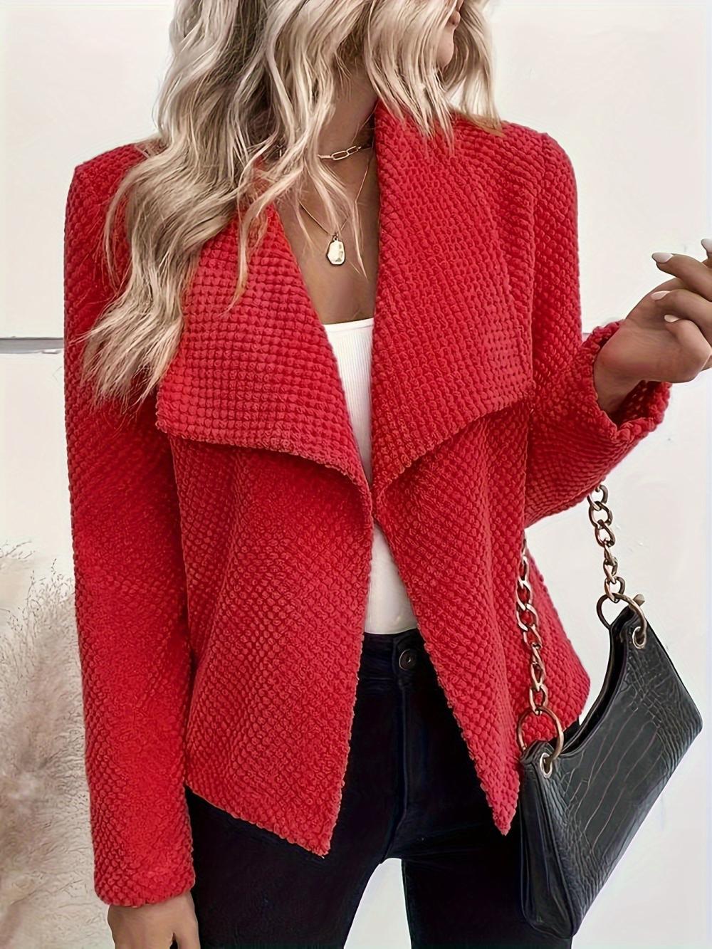 Blazer |  Damen Bouclé-Kurzblazer