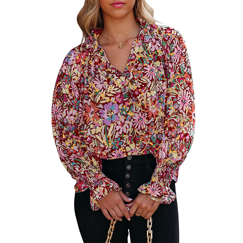 Blusen & Tuniken |  Damen Bluse Aus Musselin Bekleidung Blusen & Tuniken