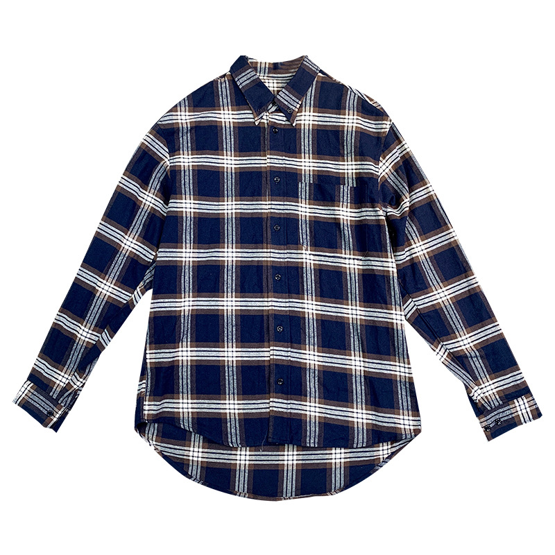 Hemden |  Herren Flanell-Langarmhemd