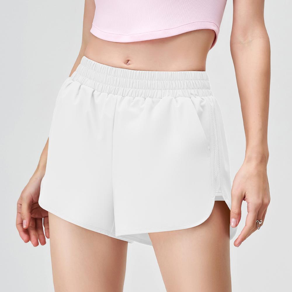 Homewear |  Damen Sport-Shorts Mit Kontraststreifen