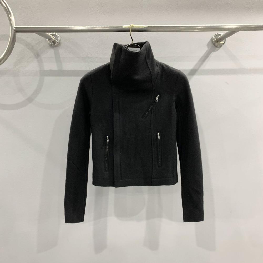 Jacken & Mäntel |  Damen Biker-Jacke In Wolloptik