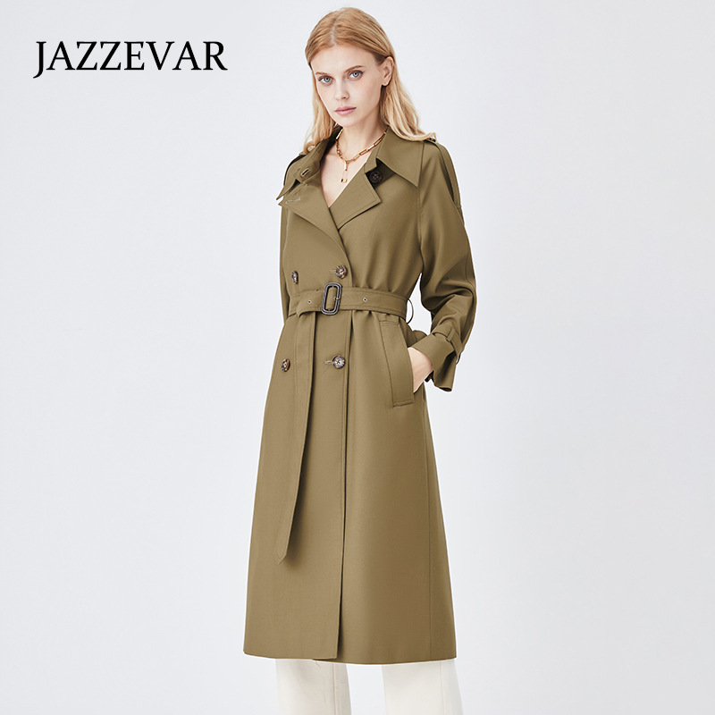 Jacken & Mäntel |  Damen Zweifarbiger Trenchcoat