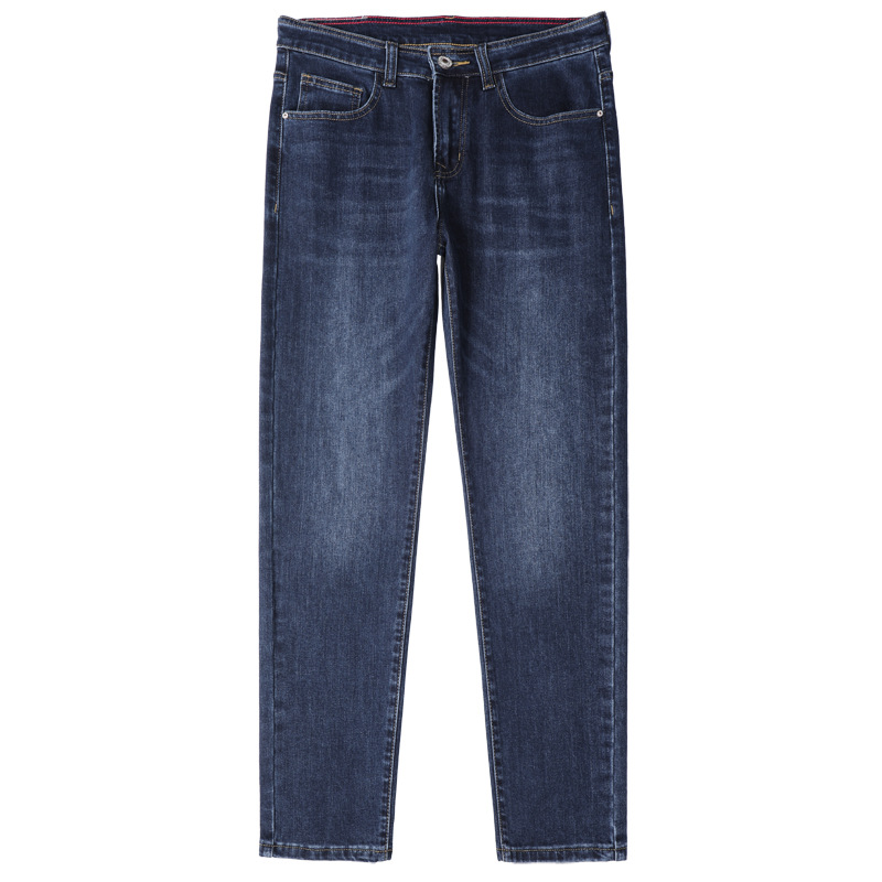 Jeans |  Damen Straight Jeans Mid Waist, Stretch