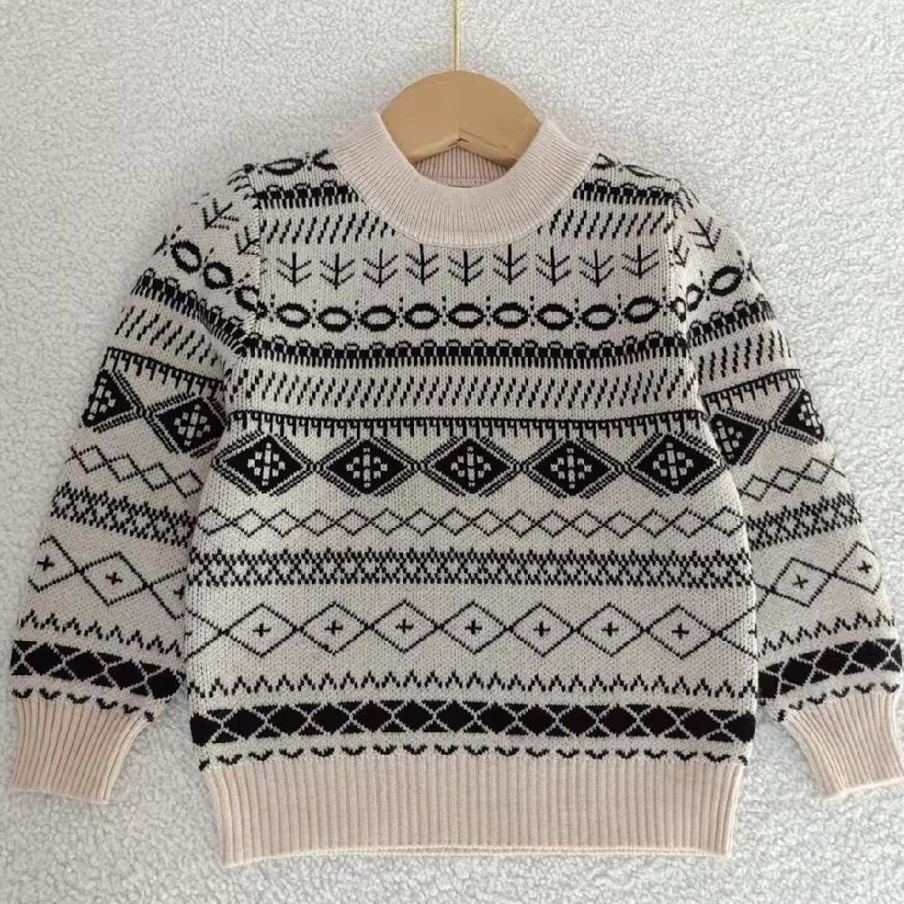 Pullover & Strickjacken |  Damen Hochgeschlossener Norweger-Pullover