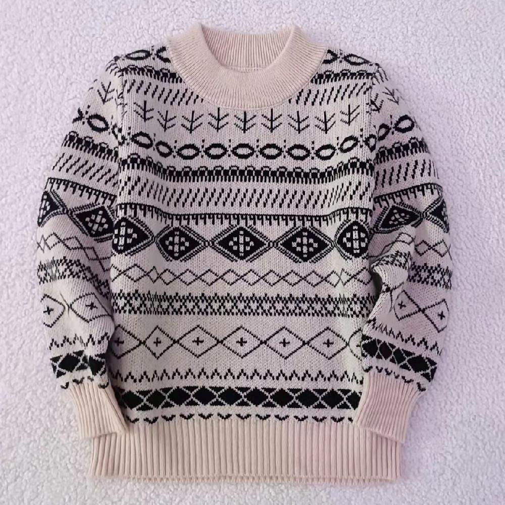 Pullover & Strickjacken |  Damen Hochgeschlossener Norweger-Pullover