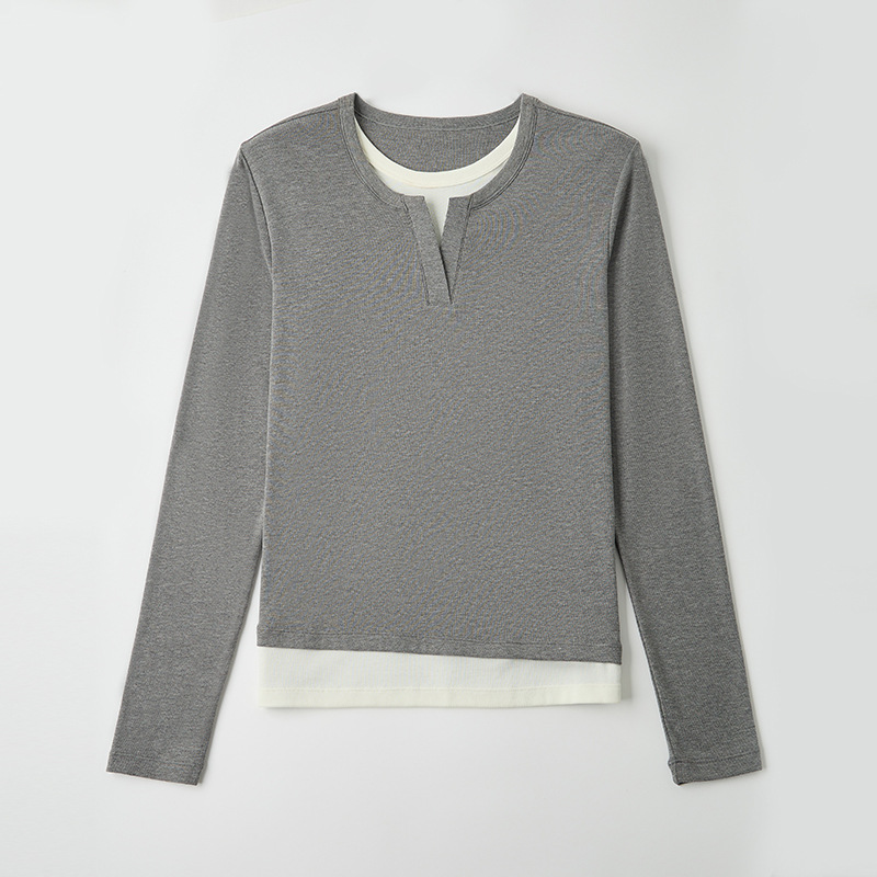 Pullover & Strickjacken |  Damen Pullover Mit Bluseneinsatz