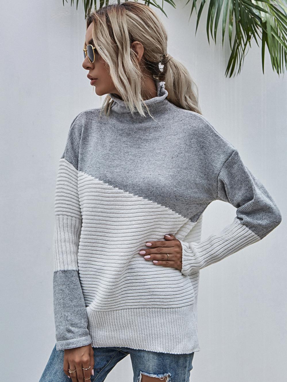 Pullover & Strickjacken |  Damen Pullover Mit Rippmuster