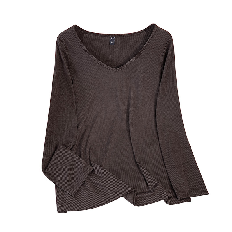 Shirts & Tops |  Damen Langarmshirt Mit Rundhalsausschnitt