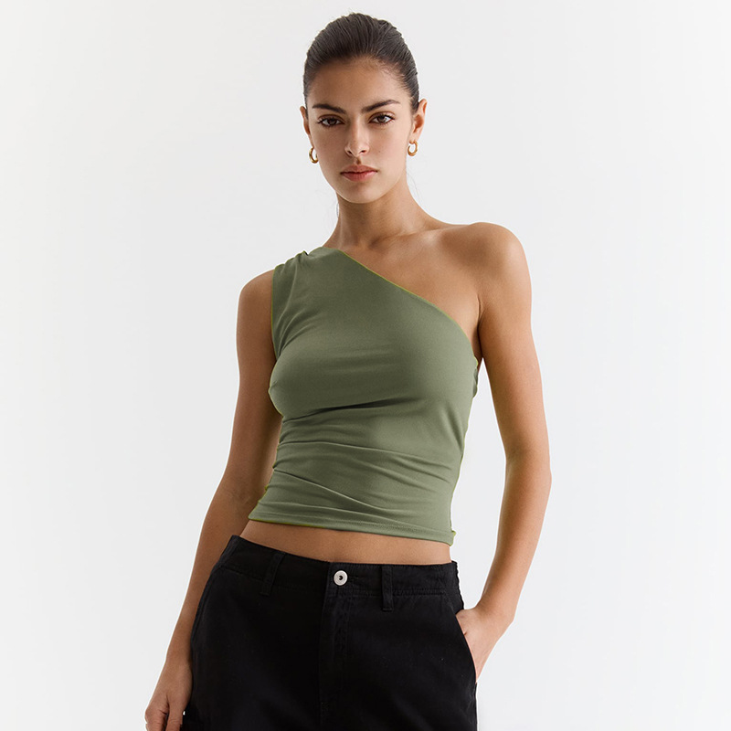 Shirts & Tops |  Damen One-Shoulder-Top Aus Fließender Viskose