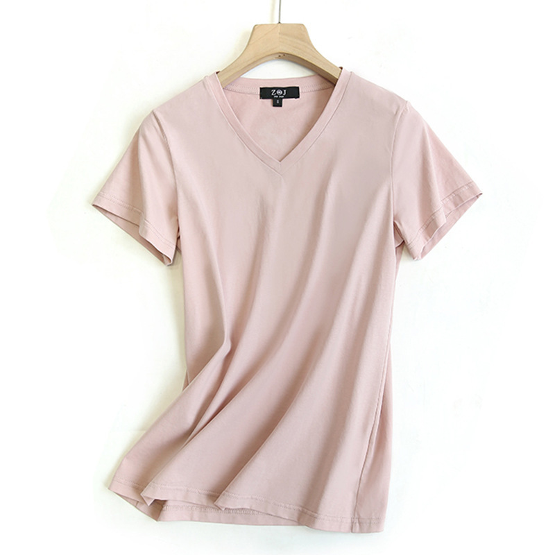 Shirts & Tops |  Damen T-Shirt Mit V-Ausschnitt