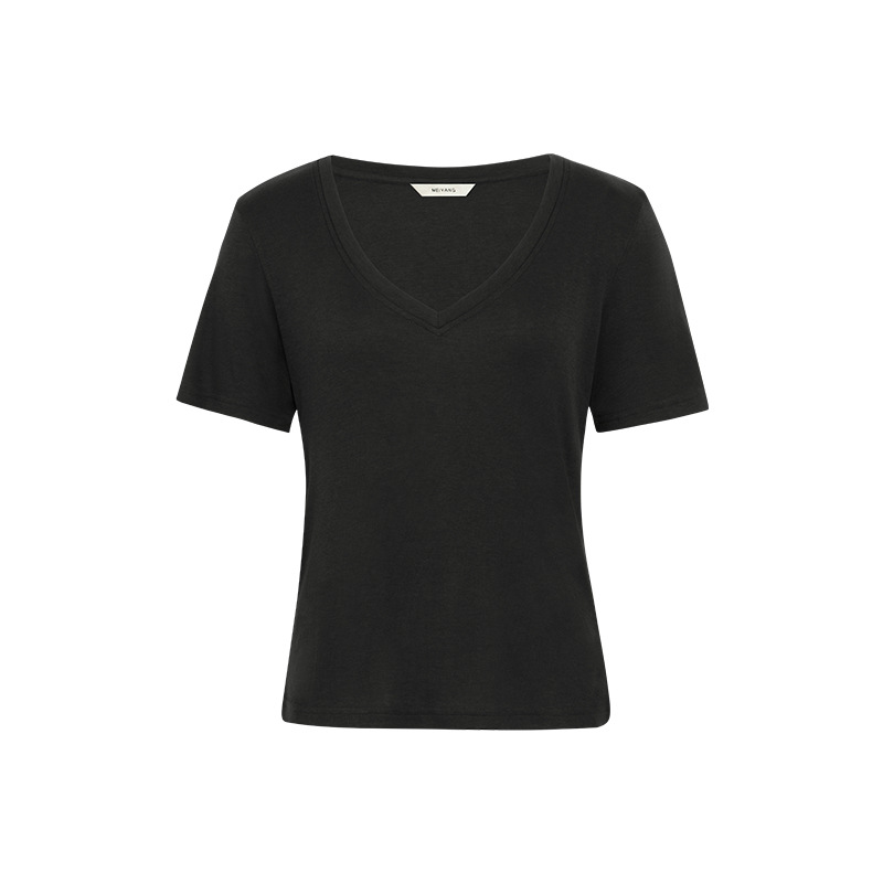 Shirts & Tops |  Damen T-Shirt Mit V-Ausschnitt