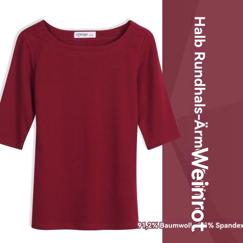 Shirts & Tops |  Damen U-Boot-Ausschnitt-Shirt