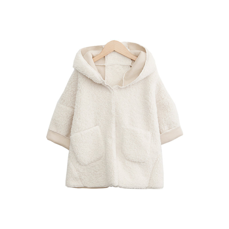 Sportbekleidung |  Damen Teddy-Fleece Jacke, Oversized