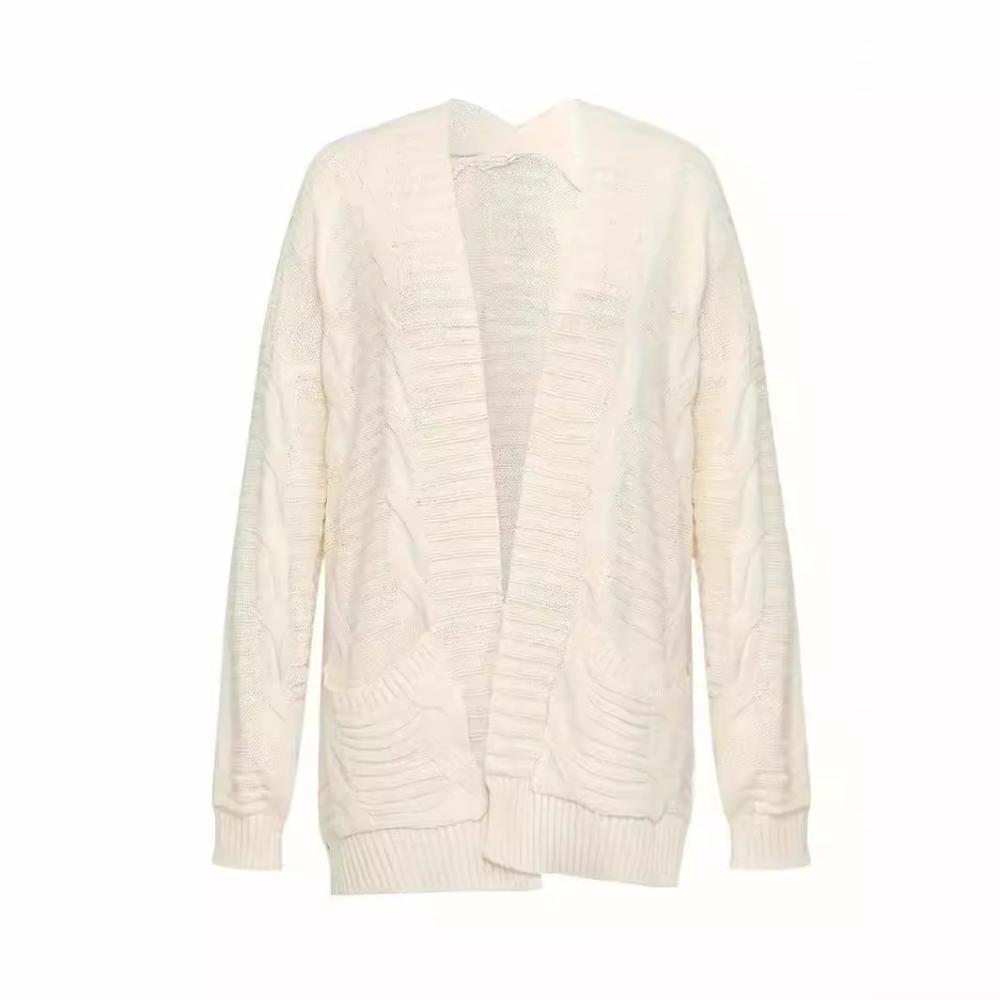 Strickmode |  Damen Gerippter Oversize-Pullover