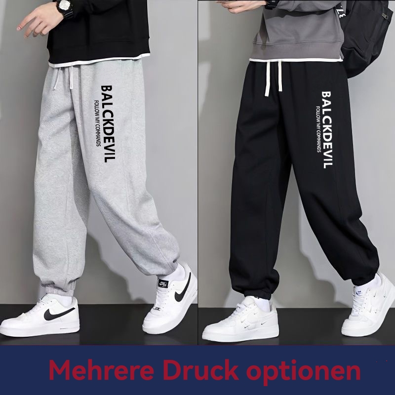 Sweat |  Herren Jogginghose Aus Reiner Baumwolle